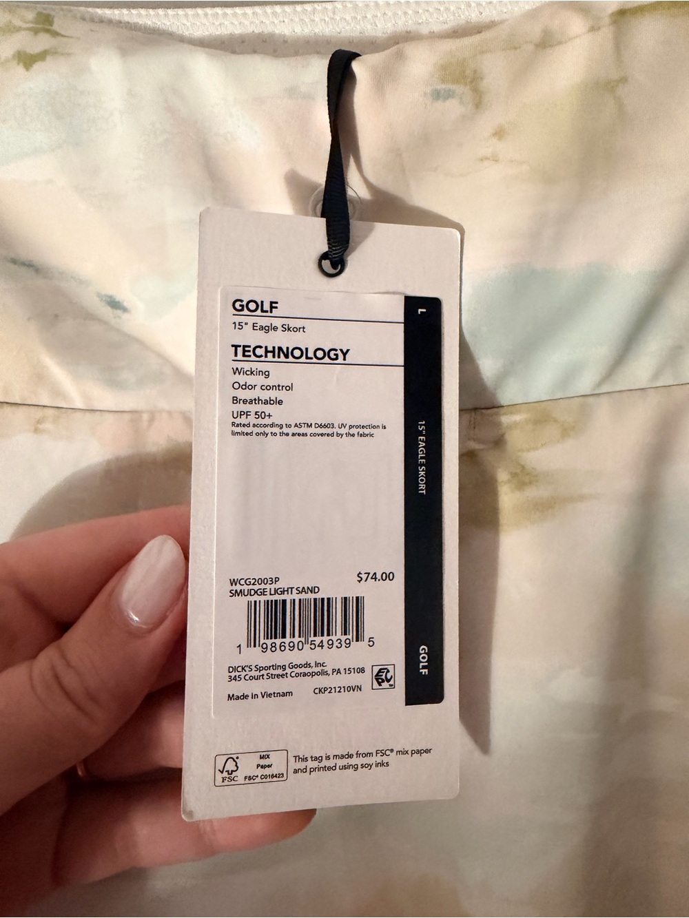 🌿 NWT CALIA Golf 15” Eagle Skort 🌿 - Picture 3 of 3